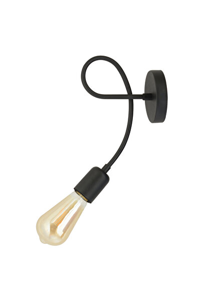 Apliqa مصباح حائط أليجرا أسود لغرفة النوم - رأس السرير، المقهى، المطعم، شمعدان ريترو حديث