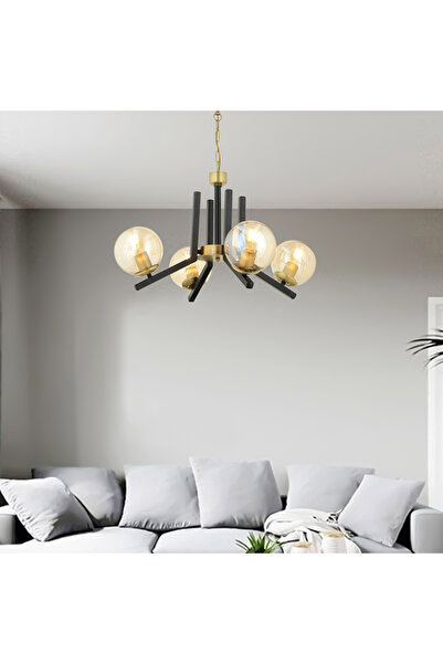 Apliqa Mikel 4 Lü Siyah Eskitme Modern Yatak Odası Mutfak Oturma Odası Retro ...