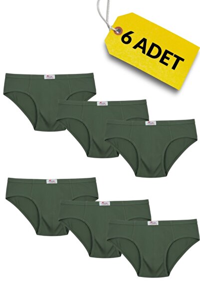 CENNETOĞLU Boy's 6-Pack 100% Cotton White Underwear