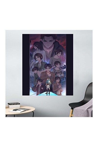 Köstebek 70 X 100 Cm Anime Attack On Titan Eren Jeager Duvar Halısı