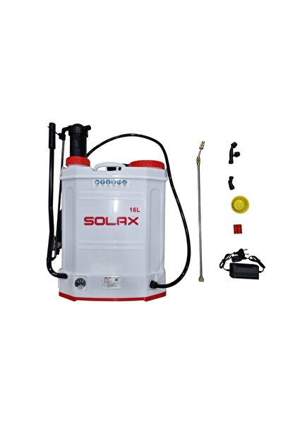 Solax CF16C AKÜLÜ İLAÇLAMA SIRT POMPASI 16LT (ŞARJLI ve KOLLU)