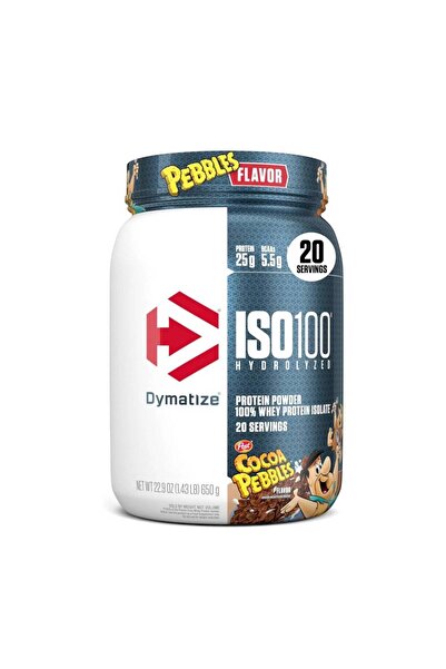 Dymatize ISO 100 Hydrolyzed whey protein isolate, Cocoa Pebbles, 1.43 LB