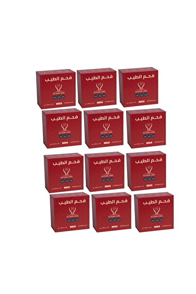 BAKHOOR 12 قطعة من فحم الطيب بخور سريع الاشتعال 80 قرص صغير دائري