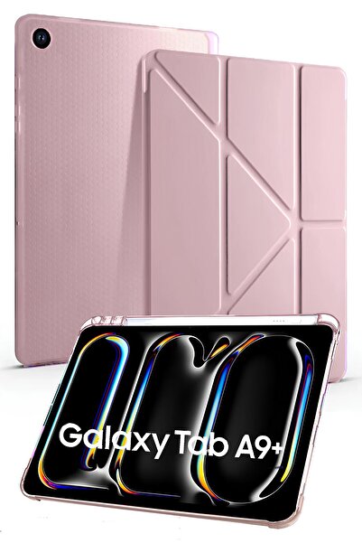 Nezih Case Samsung Galaxy Tab A9 Plus 11 Inc (X210) Kalem Bölümlü Standlı Uyku Modlu Akıllı Kılıf