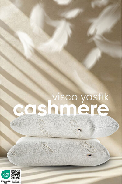 Pillow Market Kaşmir Yeni Nesil Visko Uyku Yastığı - Özel Cashmere Yastık [ O...