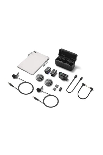 BOYA BOYAMIC 2 AI Creator Edition Çift Kişilik Kablosuz Yaka Mikrofonu