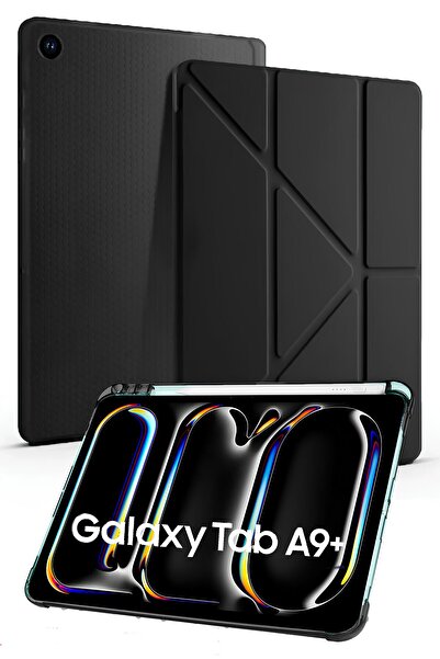 Nezih Case Samsung Galaxy Tab A9 Plus 11 Inc (X210) Kalem Bölümlü Standlı Uyku Modlu Akıllı Kılıf