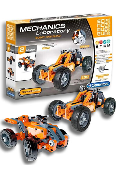 CLEMENTONI  130-Piece Mechanics Laboratory - Buggy and Quad ?