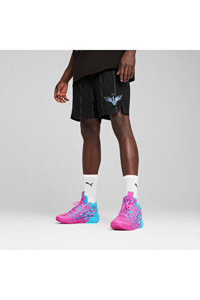 Puma Mens Melo Alwayz On Basketball Shorts - Black