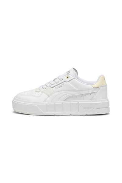 Puma Womens Cali Court Leather Sneakers - White