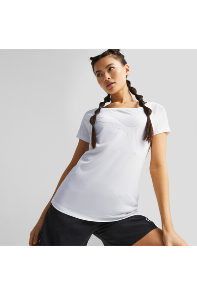 Puma Womens Favourite Jersey Cat Training Tee - White