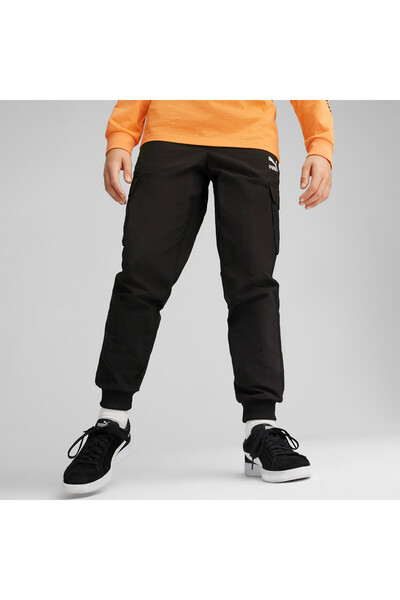 Puma Youth Boys CLASSICS Cargo Pants - Black
