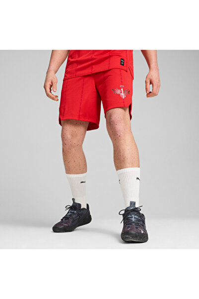 Puma Mens Melo Alwayz On Basketball Shorts - Red