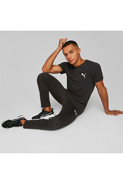 Puma Mens EVOSTRIPE Pants Sports Sweatpants - Black