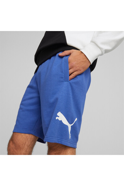 Puma شورت رياضي مناسب للخارج للرجال، أزرق