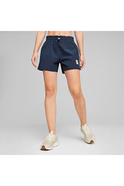 Puma Womens First Mile Running Shorts - Blue