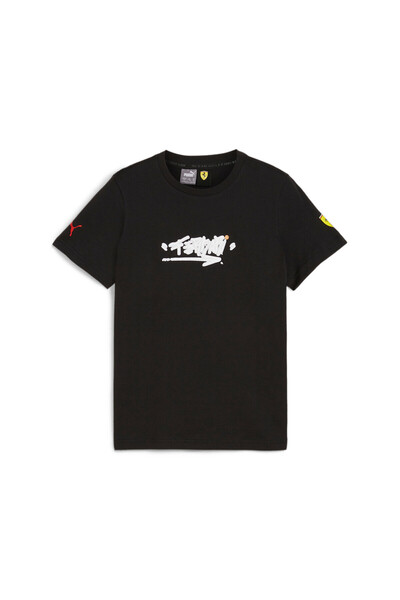 Puma Youth Kids Scuderia Ferrari Dylan Tee - Black