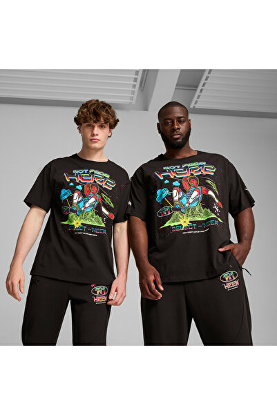 Puma Mens MELO 1Love Basketball Tee I - Black