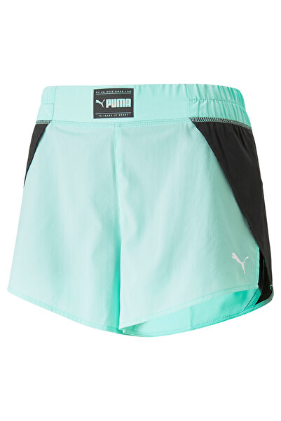 Puma شورت تدريب نسائي مناسب للموضة - أخضر