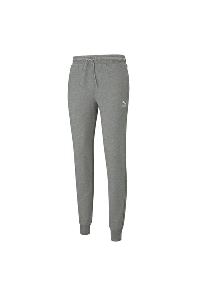 Puma Mens Classics Cuffed Sweatpants - Gray