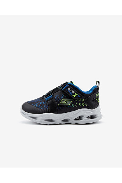 SKECHERS VORTEX - FLASH - DENLO Küçük Erkek Çocuk Siyah Işıklı Spor Ayakkabı ...
