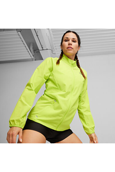 Puma Womens RUN Elite Jacket - Green