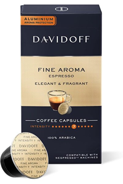 Davidoff Fine Aroma Coffee Capsules - 7/12 Intensity - 10 Capsules - 55 g