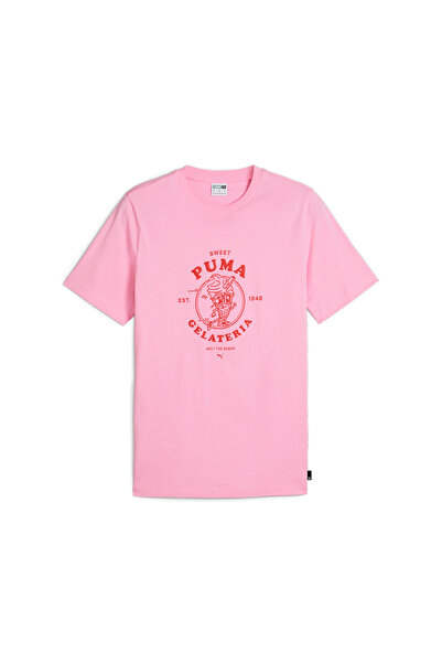 Puma Mens GRAPHICS GELATERIA Tee - Pink