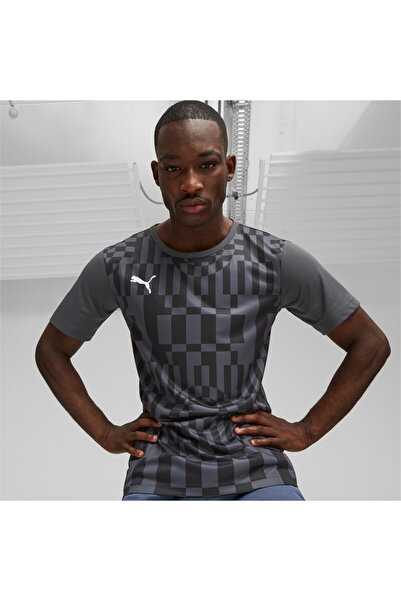 Puma قميص RISE جرافيكي فردي للرجال - رمادي