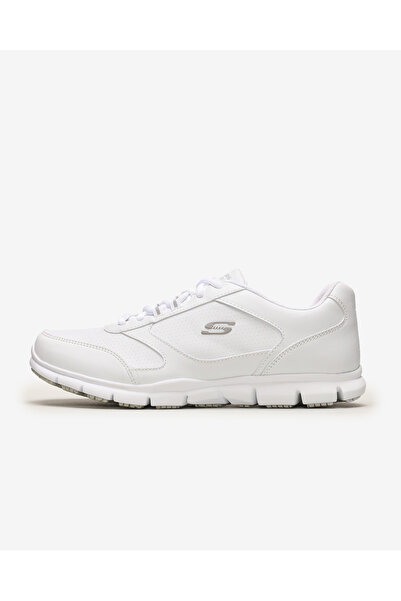 SKECHERS NOBRAC Kadın Beyaz Günlük Ayakkabı 77221 WHT