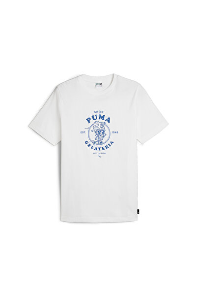 Puma Mens GRAPHICS GELATERIA Tee - White
