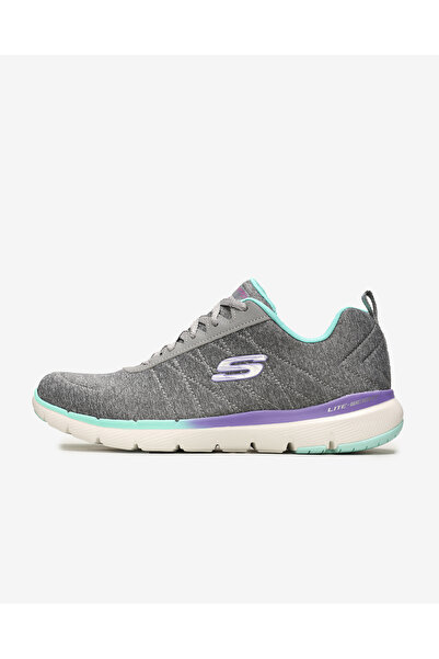 SKECHERS FLEX APPEAL 3.0 - FAN CRAZE Kadın Gri Spor Ayakkabı 149008 GYMT