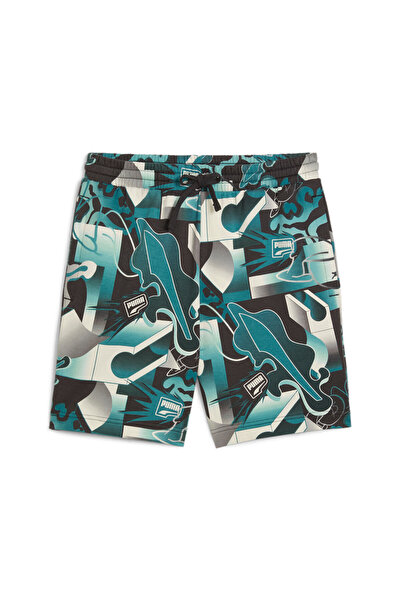 Puma Mens CLASSICS Brand Love Shorts - Black