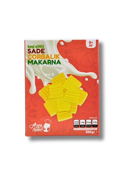 Aşçı Anne Aşçı Anne Keçi Sütlü Sade Çorbalık Makarna - 250gr