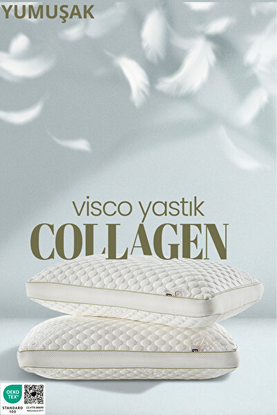 Pillow Market Ortopedik tombul visko yastık [YUMUŞAK] collagen destekli yaşla...