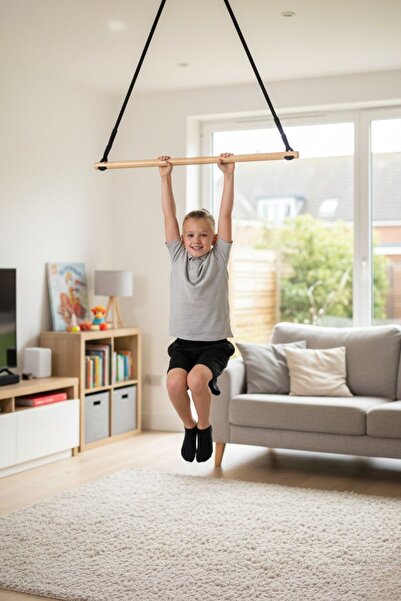 Svava Montessori Eğitici Trapez Bar, Duyusal Terapili Çocuk Aktivite Jimnastik Gelişim Salıncağı