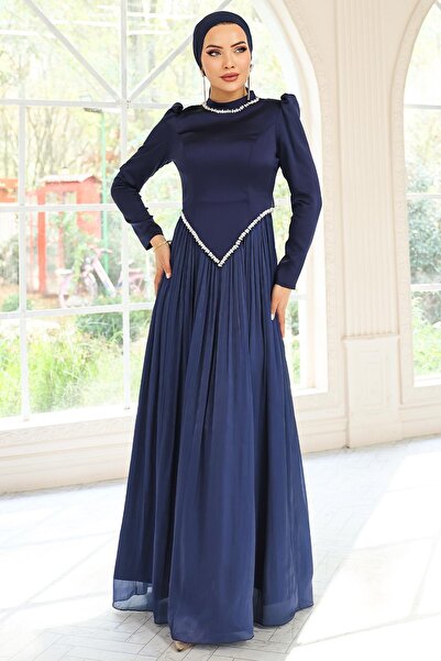 Olcay Steindetaillierter Rock aus plissiertem Satin und Yoryo-Seide, Abendkle...