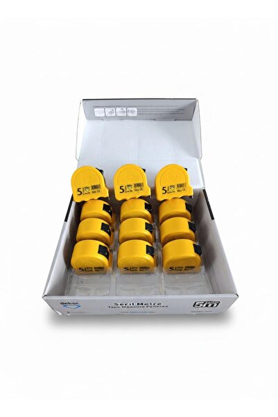 Dekor Şerit Metre Kemer Klipsli (12 ADET)