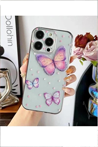 3GEN CASE İphone 14 Pro Max Kılıf Desenli Şeffaf Silikon Kılıf