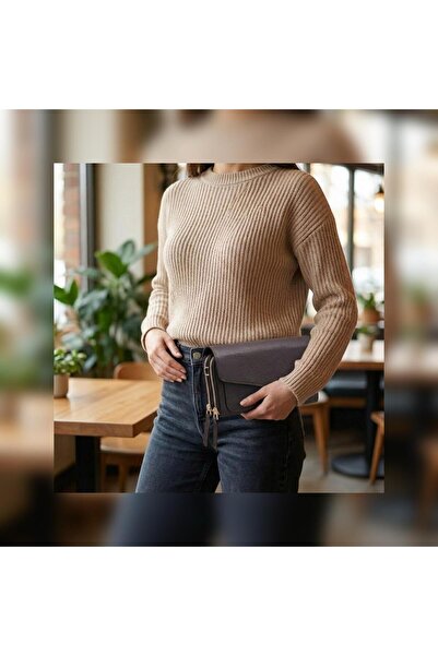 Uderra Leather Uderra Kadın Hakiki Deri K.Kahverengi Floter Deri Cüzdan Çantası - S1KZ0329 K.Kahverengi Floter Deri