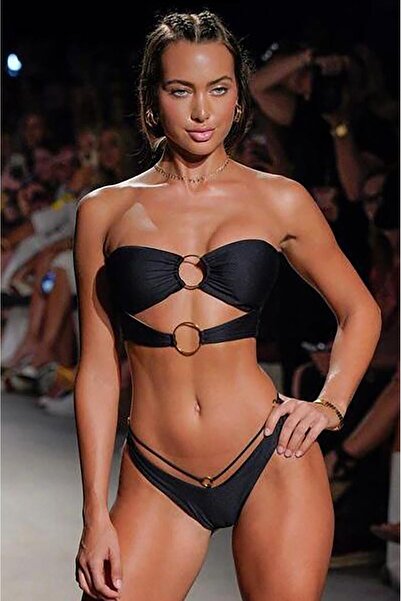 Bikini Mayokini Dünyası Кръгло бикини - черно