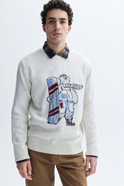 Mudo Jacquard Cycling Collar Sweater