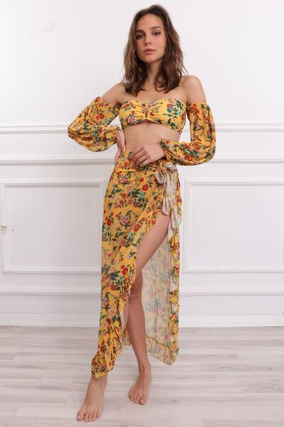 Bikini Mayokini Dünyası Lumia Connie Pareo - Yellow