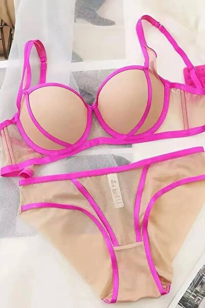 Bikini Mayokini Dünyası Set de panglici colorate - roz