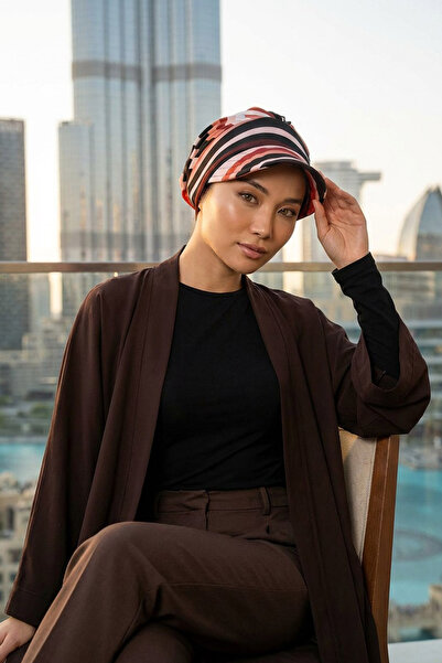 Aisha's Design قبعة من القطن الممشط - بونيه، B-73YD