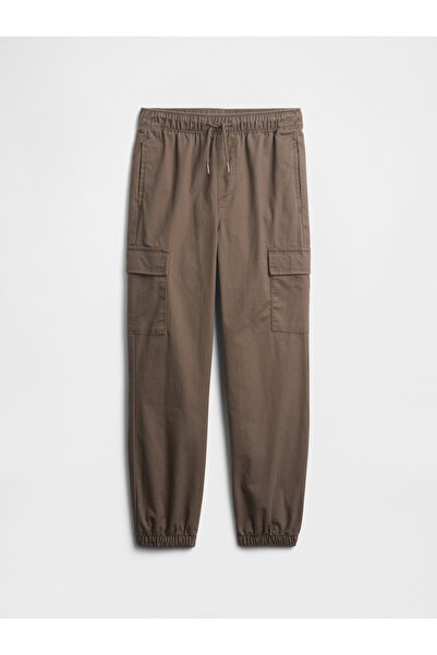 GAP Erkek Çocuk Kahverengi Jogger Kargo Pantolon