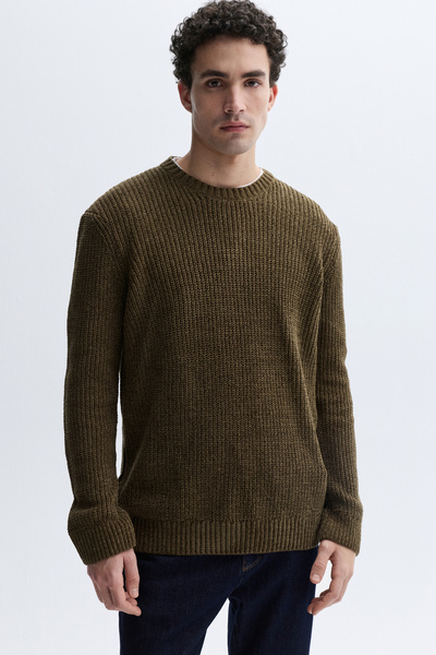 Mudo سترة محبوكة برقبة دائرية