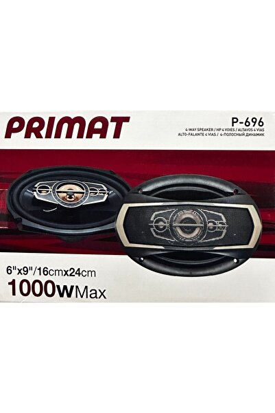 PRIMAT P-696 6x9 İnç 4 Yollu Oto Hoparlör 1000W Max 16x24 cm