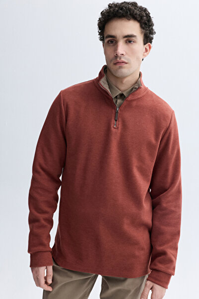 Mudo سويت شيرت بياقة عمودية بسحاب