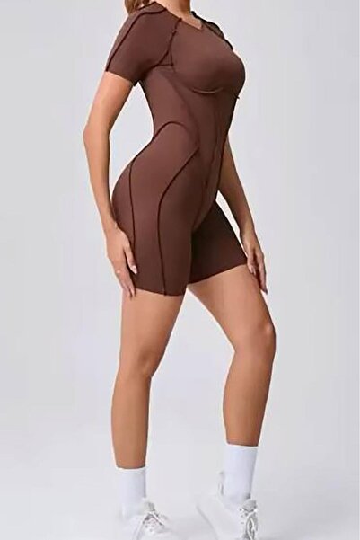 Bikini Mayokini Dünyası Salopetă fără spate - maro